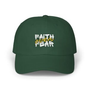 Faith Over Fear Classic Dad Cap — Embroidered 'Dad Over Fear' Casual Baseball Hat