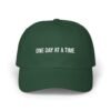 One Day At A Time Dad Cap – Minimal Motivational Baseball Hat